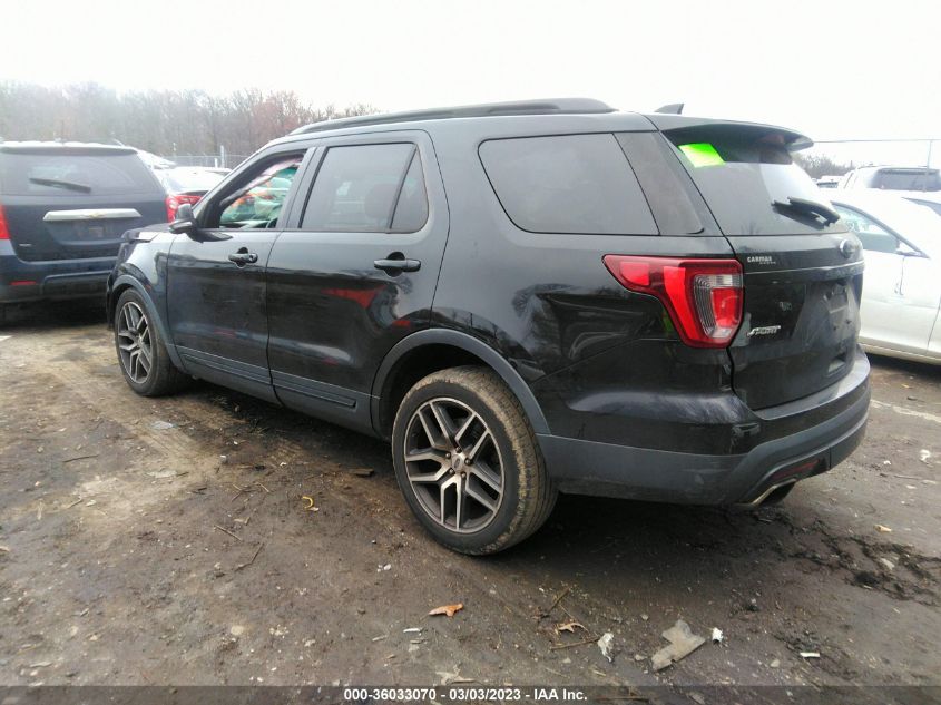 2017 FORD EXPLORER SPORT - 1FM5K8GT7HGA45496