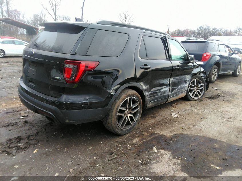 2017 FORD EXPLORER SPORT - 1FM5K8GT7HGA45496