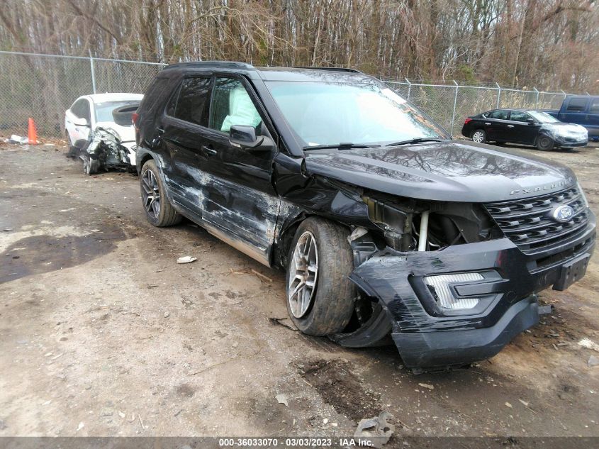 2017 FORD EXPLORER SPORT - 1FM5K8GT7HGA45496