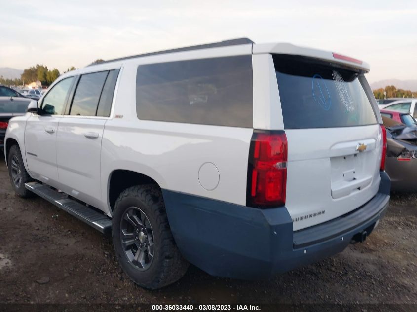 2016 CHEVROLET SUBURBAN LT 1GNSKHKC1GR317047