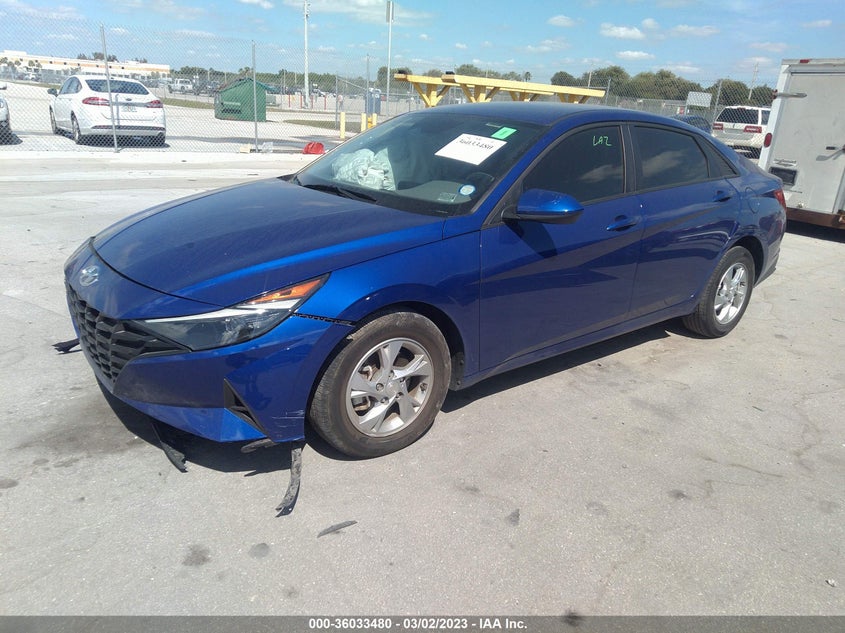 VIN KMHLL4AG9MU194643 2021 HYUNDAI ELANTRA SE