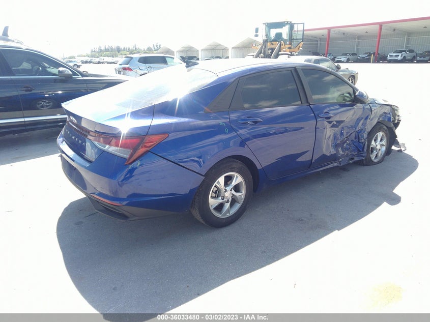 VIN KMHLL4AG9MU194643 2021 HYUNDAI ELANTRA SE