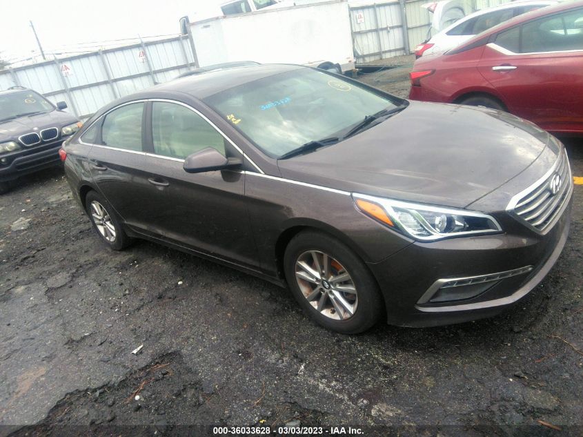 2015 HYUNDAI SONATA 2.4L SE - 5NPE24AF1FH157056