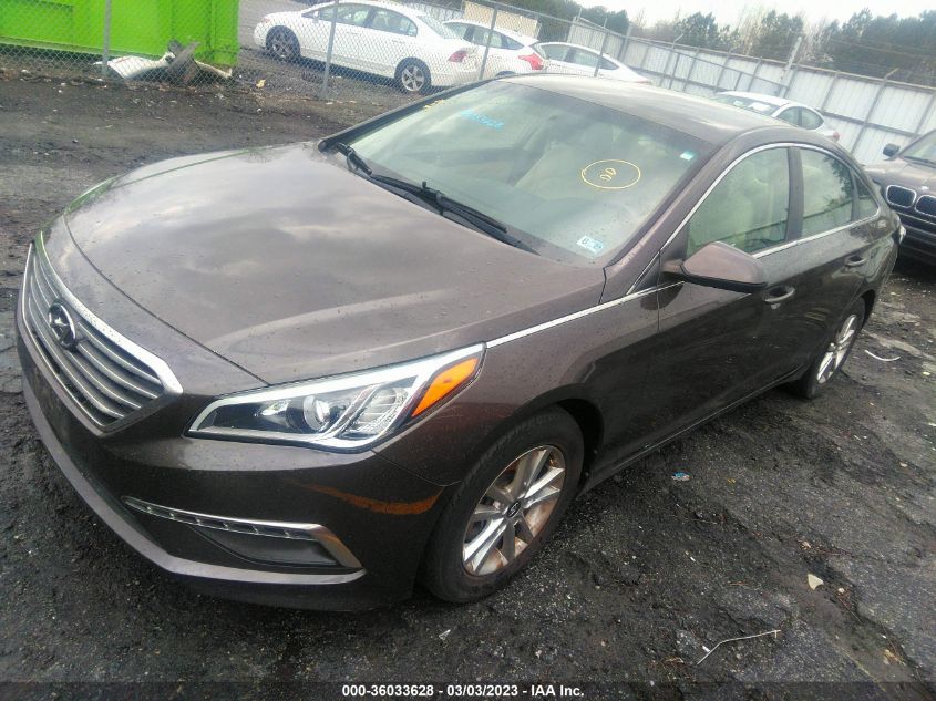 2015 HYUNDAI SONATA 2.4L SE - 5NPE24AF1FH157056