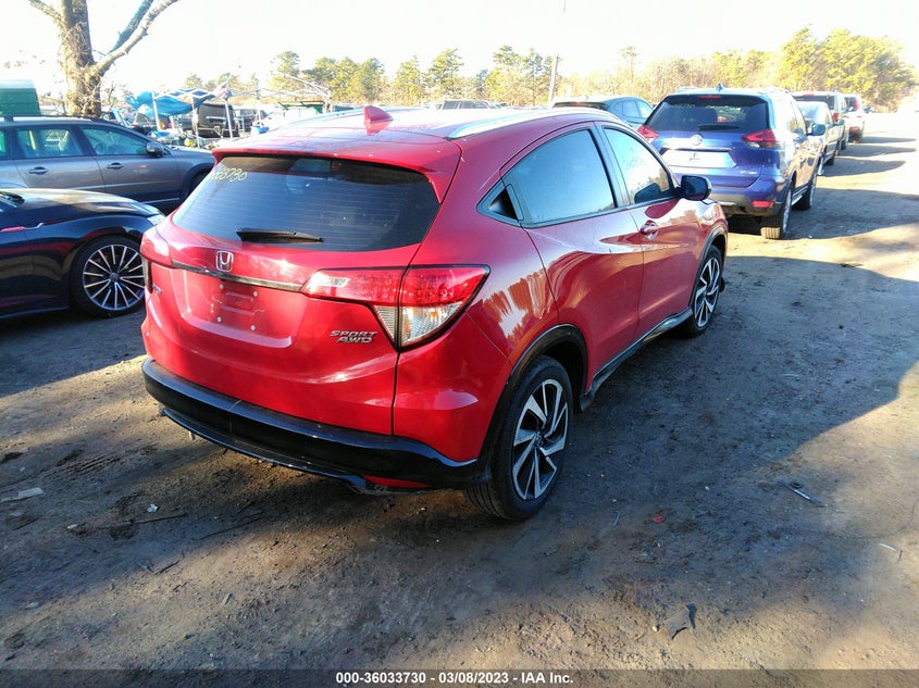 VIN 3CZRU6H14KG706683 2019 HONDA HR-V SPORT