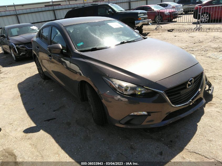 2015 MAZDA MAZDA3 I SPORT - JM1BM1U70F1249170