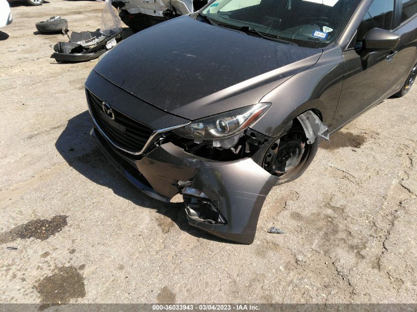 2015 MAZDA MAZDA3 I SPORT - JM1BM1U70F1249170