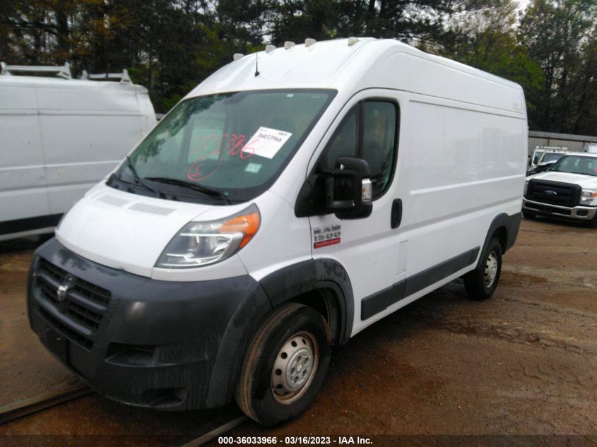 2018 RAM PROMASTER 1500 136" WB 3C6TRVBG8JE140436