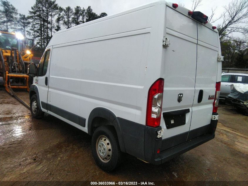 2018 RAM PROMASTER 1500 136" WB 3C6TRVBG8JE140436