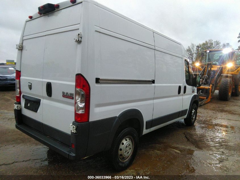 2018 RAM PROMASTER 1500 136" WB 3C6TRVBG8JE140436