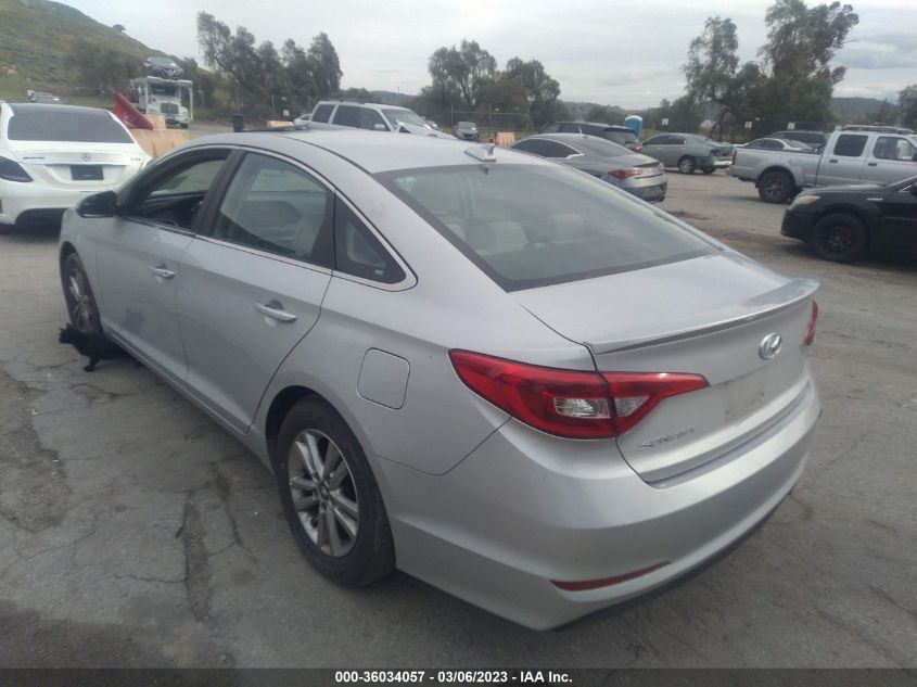 2017 HYUNDAI SONATA 2.4L - 5NPE24AF4HH530867