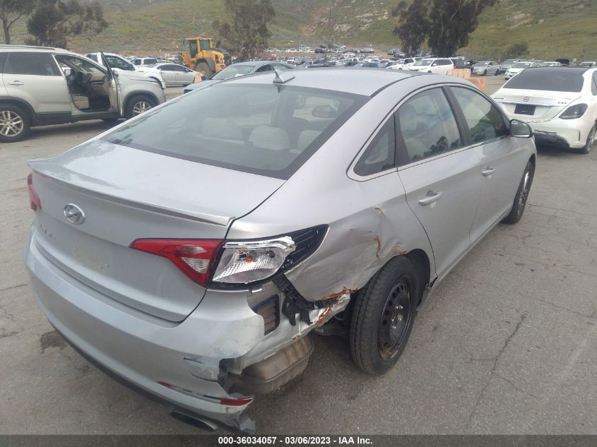 2017 HYUNDAI SONATA 2.4L - 5NPE24AF4HH530867