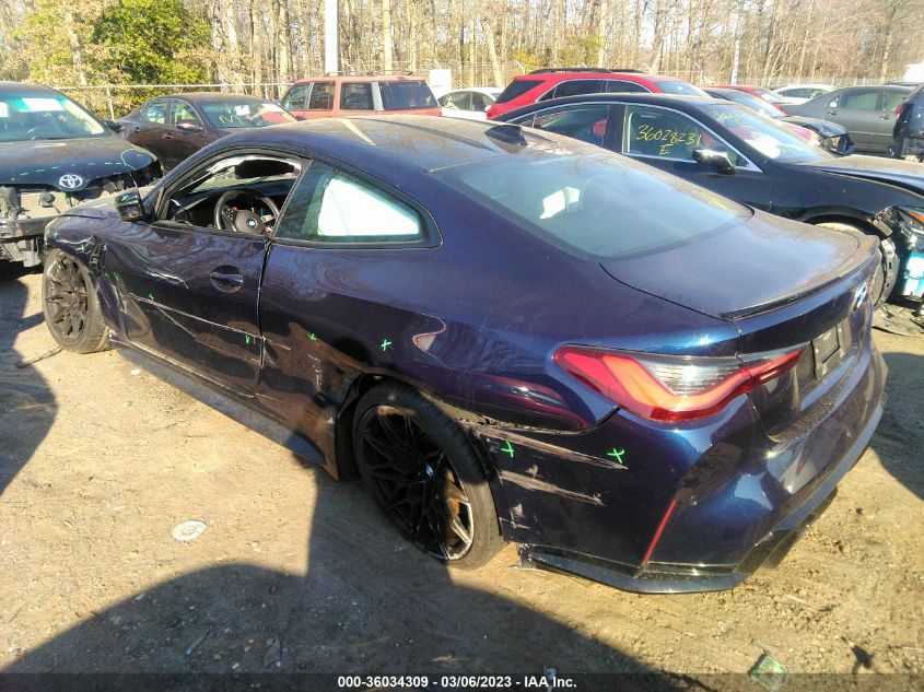 2021 BMW M4 COMPETITION - WBS33AZ05MCG60189