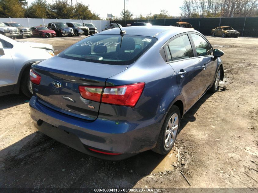 2016 KIA RIO LX - KNADM4A31G6542069