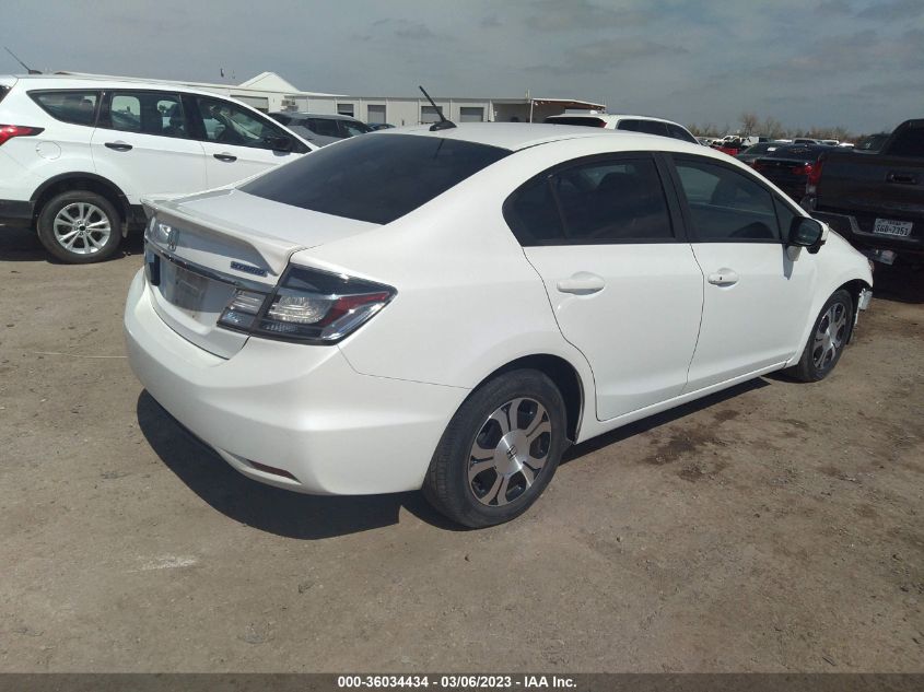2014 HONDA CIVIC HYBRID 19XFB4F26EE001754