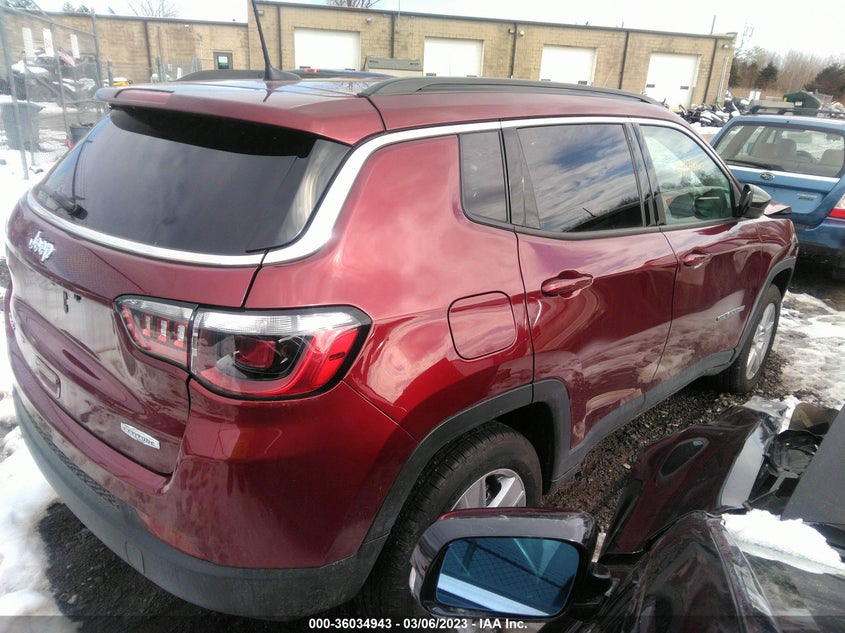VIN 3C4NJDBB6NT208497 2022 JEEP COMPASS LATITUDE