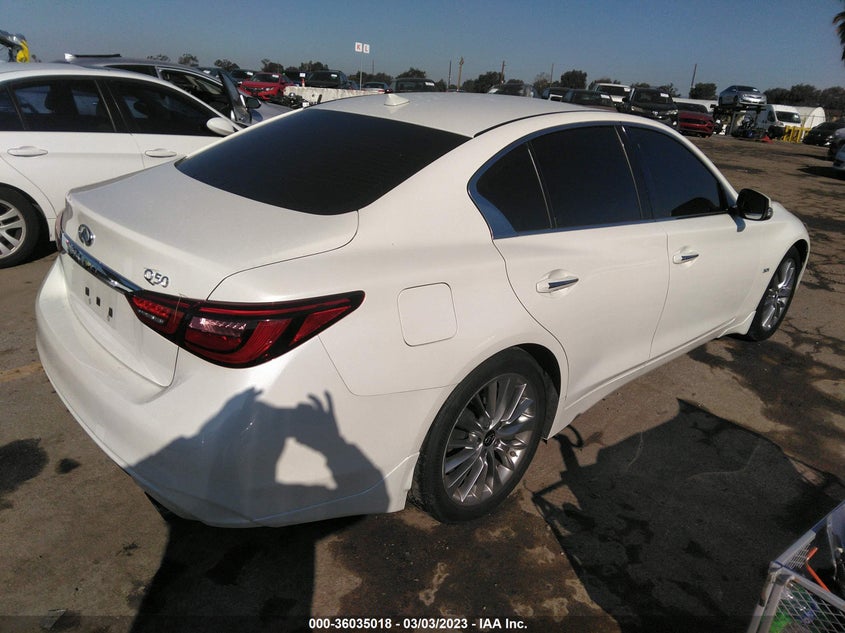 VIN JN1EV7AP4LM203338 2020 INFINITI Q50 3.0T LUXE