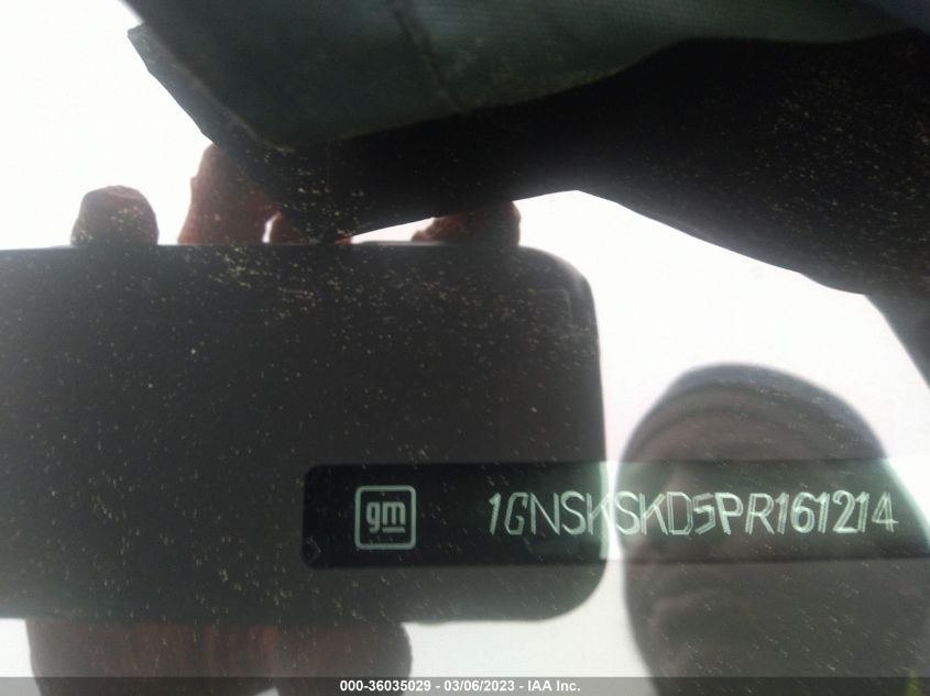 2023 CHEVROLET TAHOE PREMIER - 1GNSKSKD5PR161214