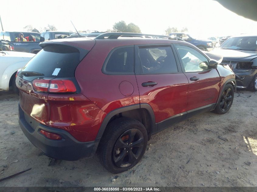 2016 JEEP CHEROKEE ALTITUDE - 1C4PJLAB3GW369424
