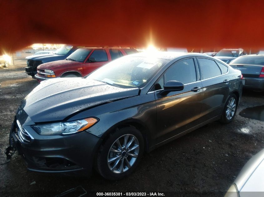 2017 FORD FUSION SE - 3FA6P0HD9HR311781