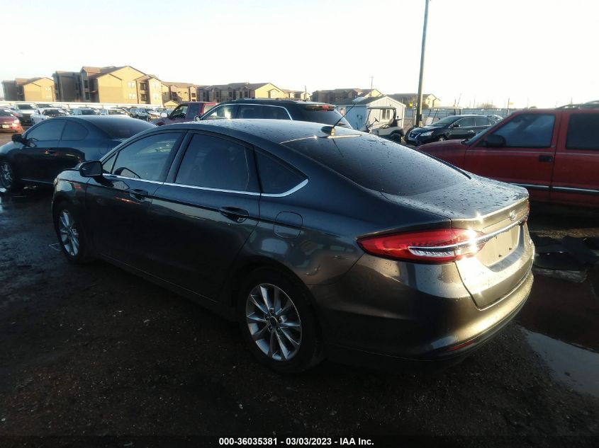 2017 FORD FUSION SE - 3FA6P0HD9HR311781