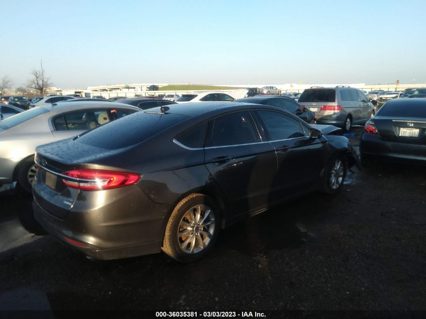 2017 FORD FUSION SE - 3FA6P0HD9HR311781