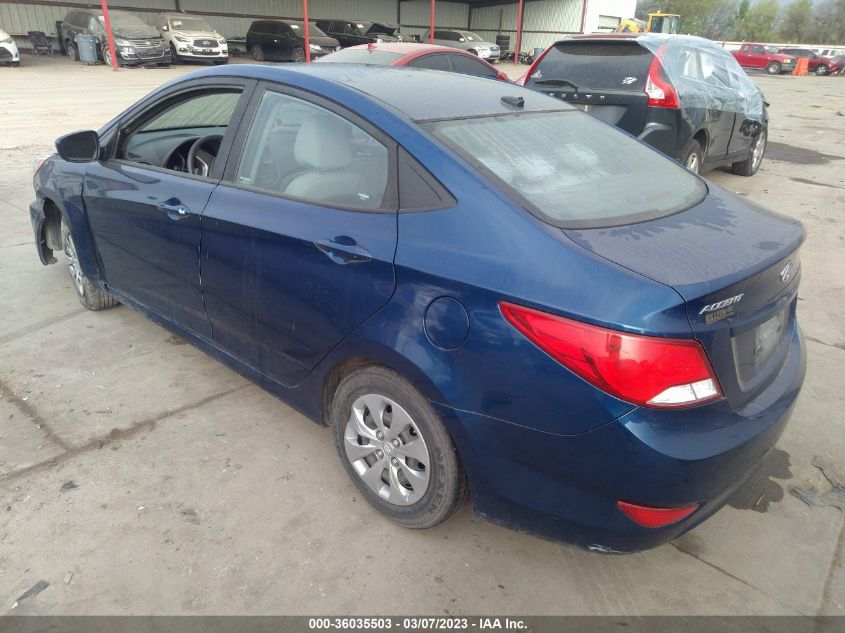 2017 HYUNDAI ACCENT SE - KMHCT4AEXHU318309