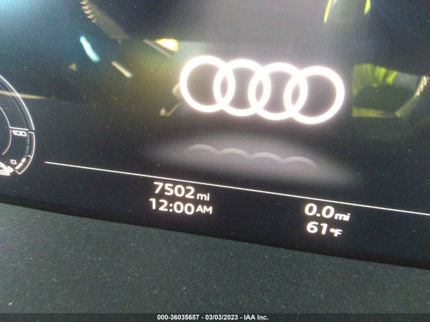 2022 AUDI E-TRON S PRESTIGE WA1VCBGE1NB038644