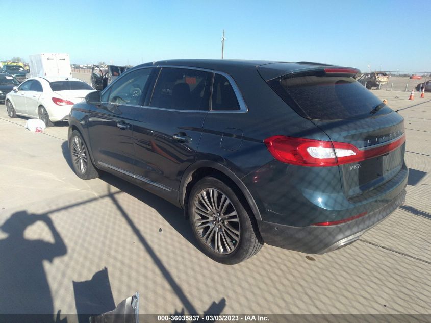 2016 LINCOLN MKX RESERVE - 2LMPJ6LR1GBL40517