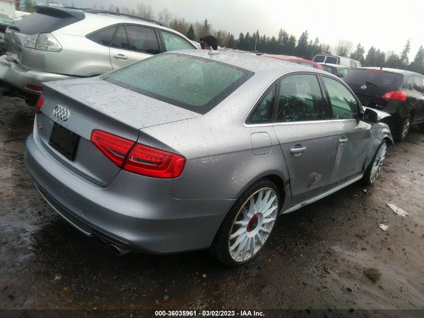 2015 AUDI S4 PREMIUM PLUS - WAUBGAFLXFA100876