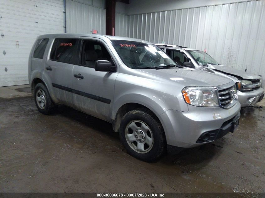 2015 HONDA PILOT LX - 5FNYF4H22FB028651