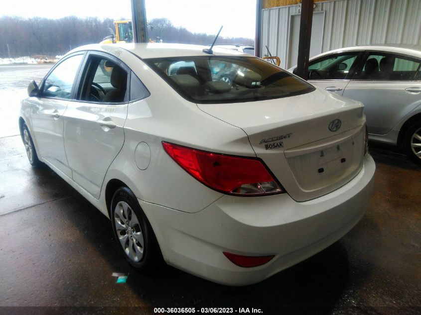 2016 HYUNDAI ACCENT SE - KMHCT4AE6GU048798