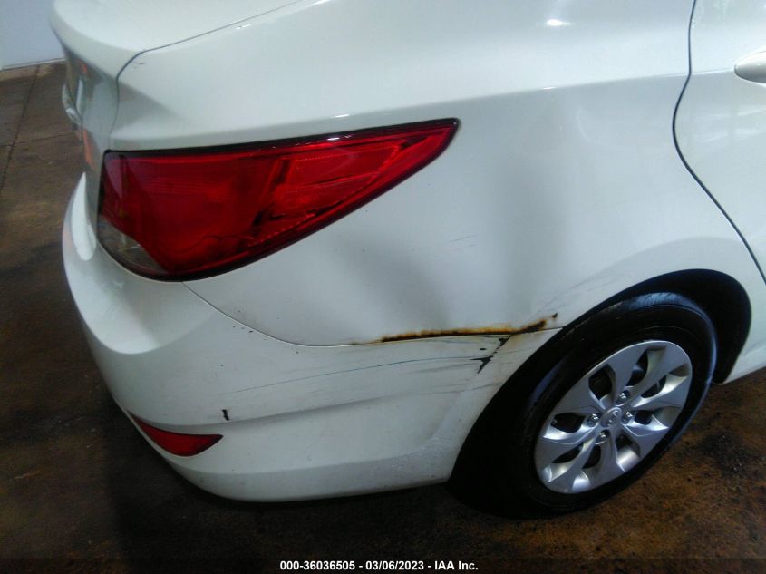 2016 HYUNDAI ACCENT SE - KMHCT4AE6GU048798