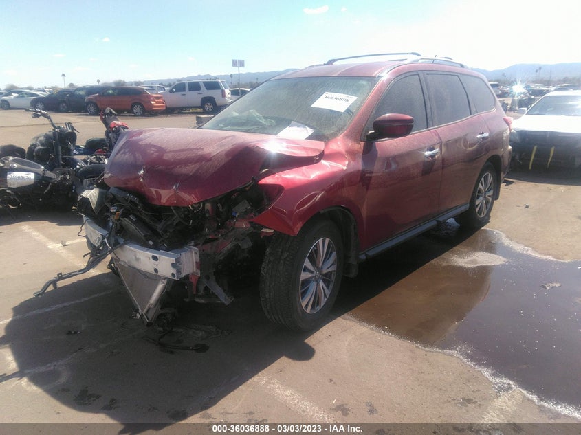 VIN 5N1DR2MN6JC618203 2018 NISSAN PATHFINDER SV