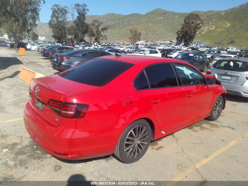 2017 VOLKSWAGEN JETTA 1.8T SPORT - 3VWD17AJ0HM294603