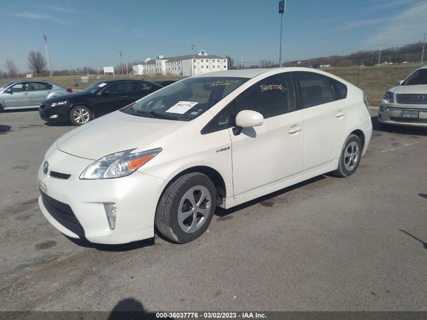 2014 TOYOTA PRIUS FOUR/FIVE/THREE/ONE/TWO - JTDKN3DU3E1752608