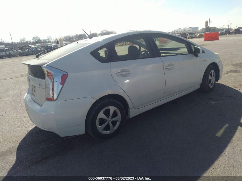2014 TOYOTA PRIUS FOUR/FIVE/THREE/ONE/TWO - JTDKN3DU3E1752608