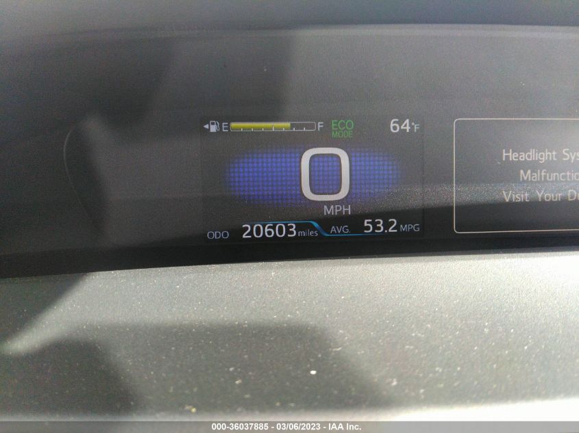 2022 TOYOTA PRIUS L - JTDKAMFU7N3160230