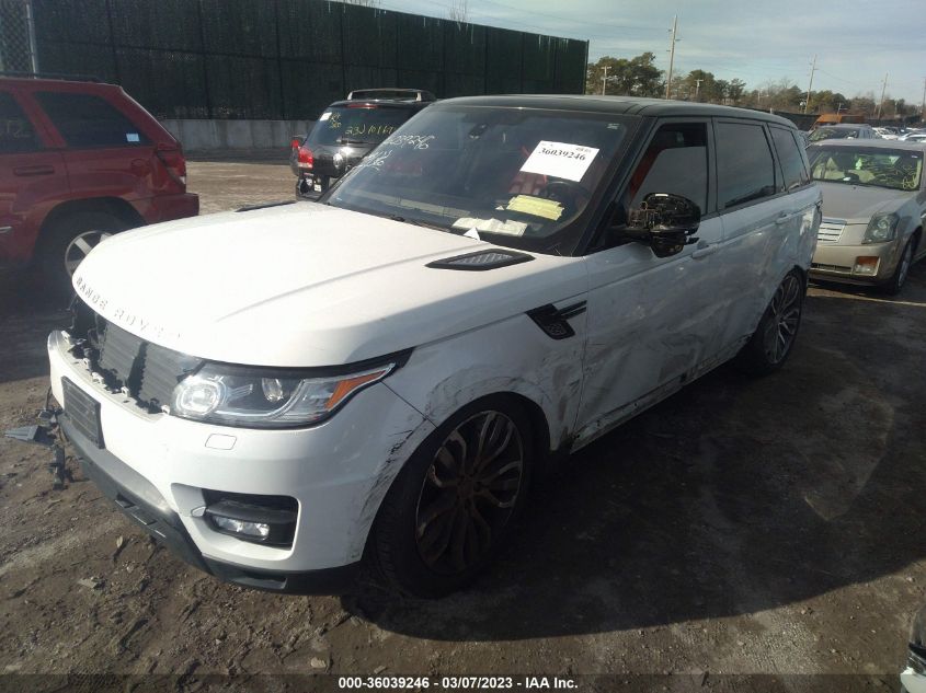 2016 LAND ROVER RANGE ROVER SPORT V8 - SALWR2EF2GA596590