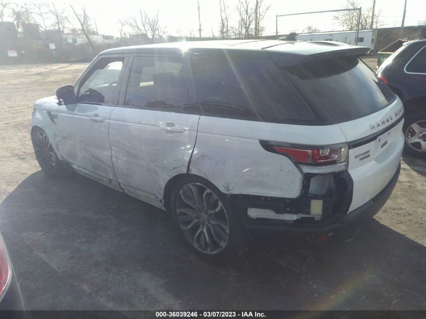 2016 LAND ROVER RANGE ROVER SPORT V8 - SALWR2EF2GA596590
