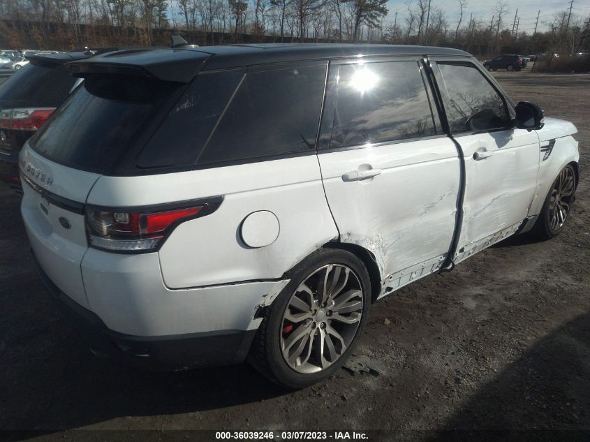 2016 LAND ROVER RANGE ROVER SPORT V8 - SALWR2EF2GA596590