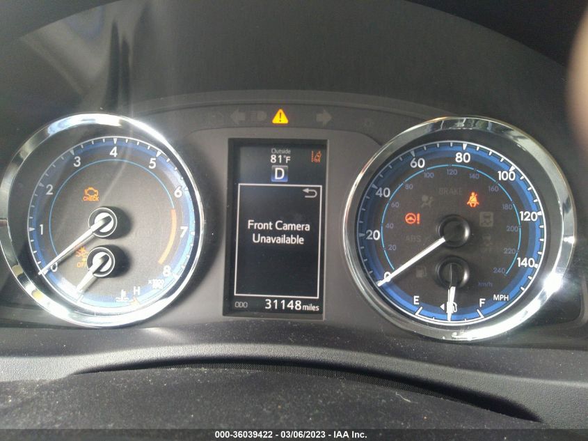 2019 TOYOTA COROLLA L/LE/SE/XLE/XSE - 2T1BURHE7KC197100