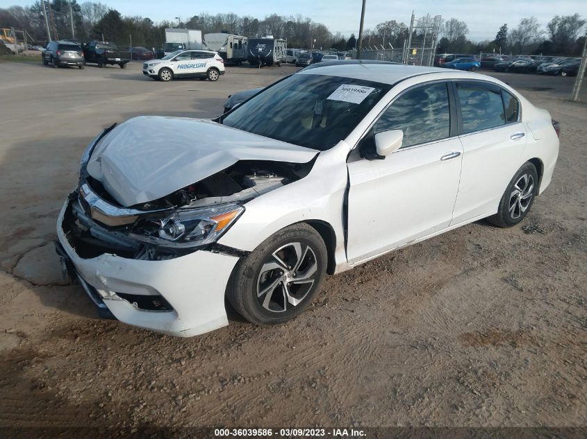 2017 HONDA ACCORD SEDAN LX - 1HGCR2F3XHA068183