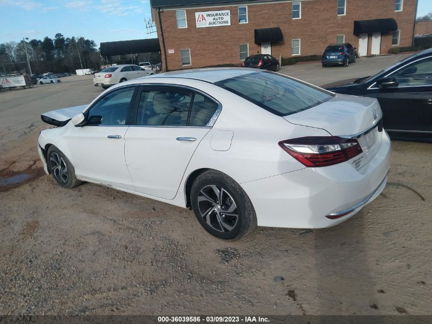 2017 HONDA ACCORD SEDAN LX - 1HGCR2F3XHA068183