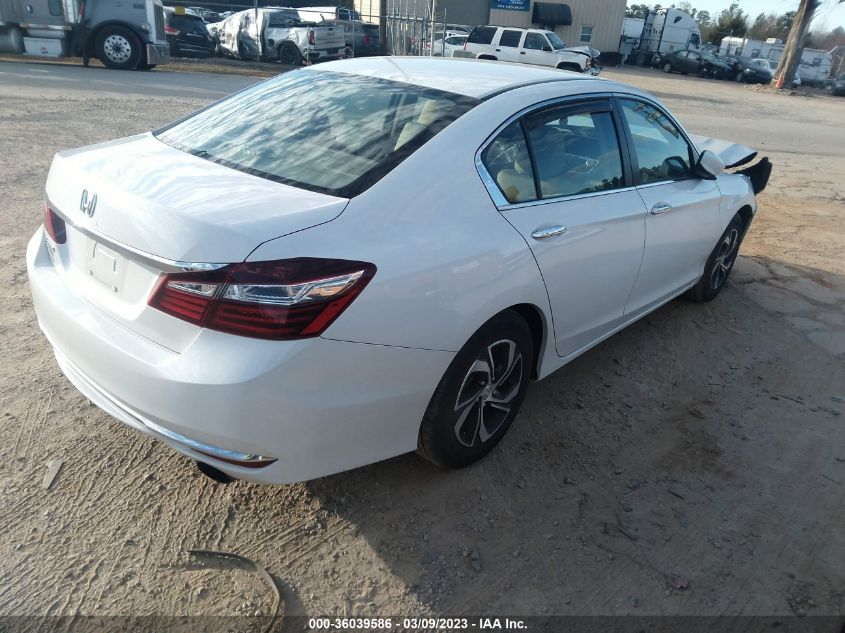 2017 HONDA ACCORD SEDAN LX - 1HGCR2F3XHA068183