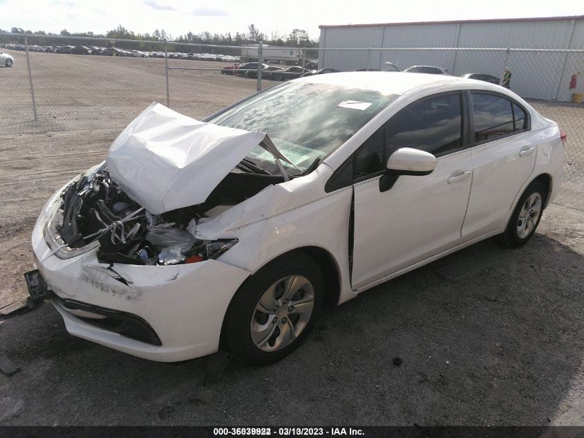 2015 HONDA CIVIC SEDAN LX - 19XFB2F56FE115799