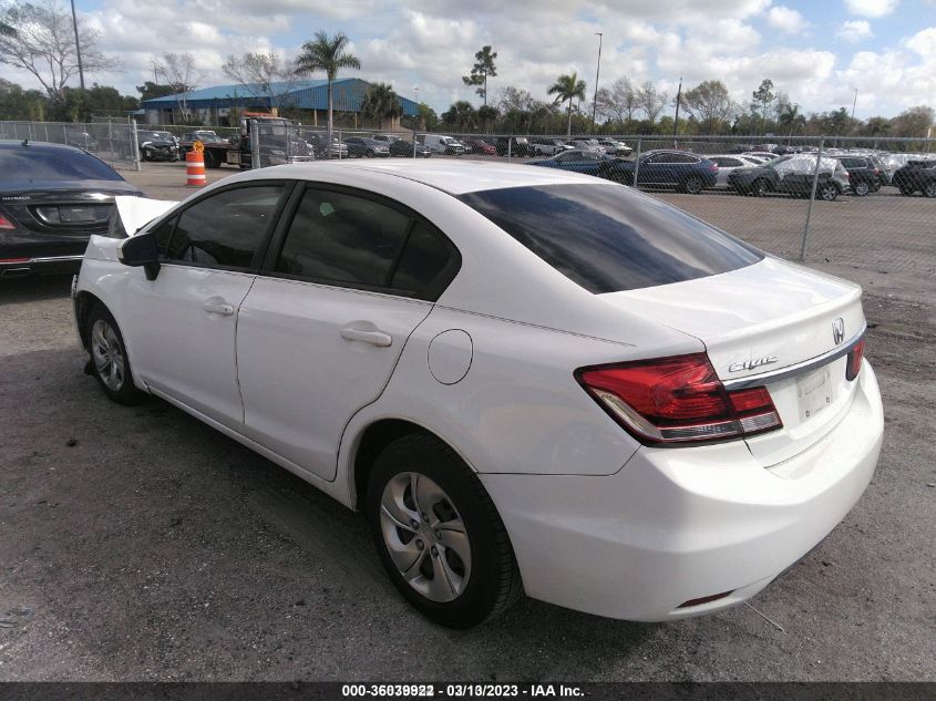 2015 HONDA CIVIC SEDAN LX - 19XFB2F56FE115799