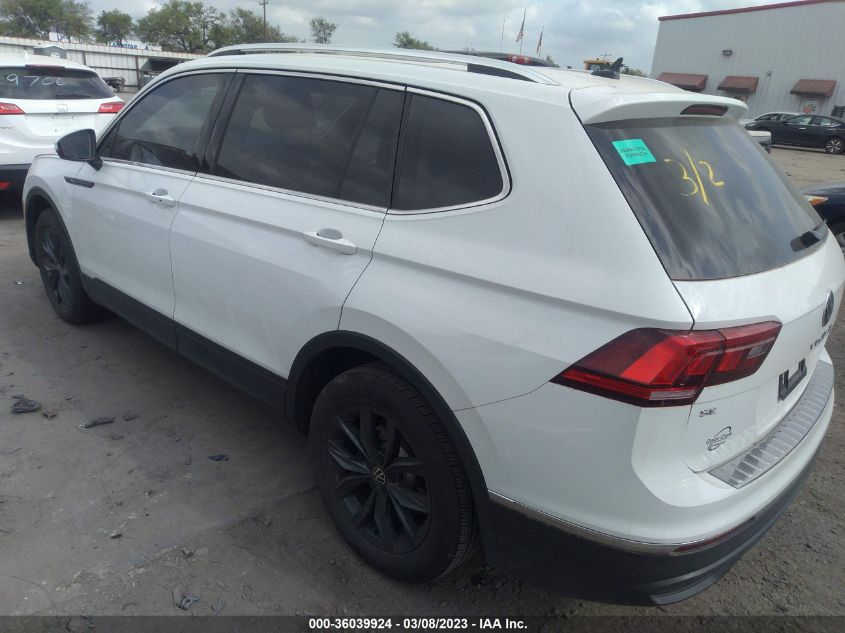 2022 VOLKSWAGEN TIGUAN SE - 3VV3B7AXXNM055802