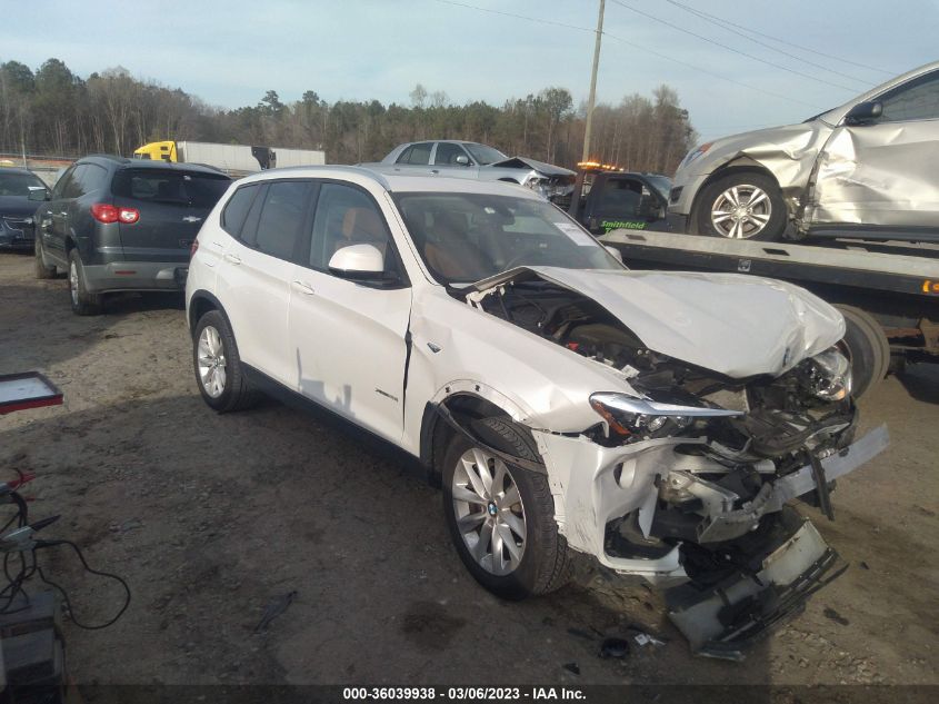 2016 BMW X3 XDRIVE28I - 5UXWX9C51G0D73920