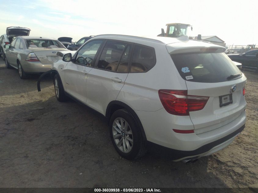 2016 BMW X3 XDRIVE28I - 5UXWX9C51G0D73920